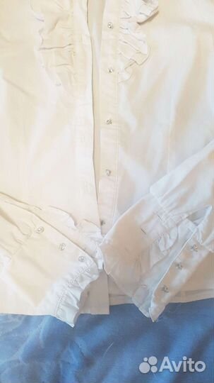 Блузка школьная нарядная 10-12лет