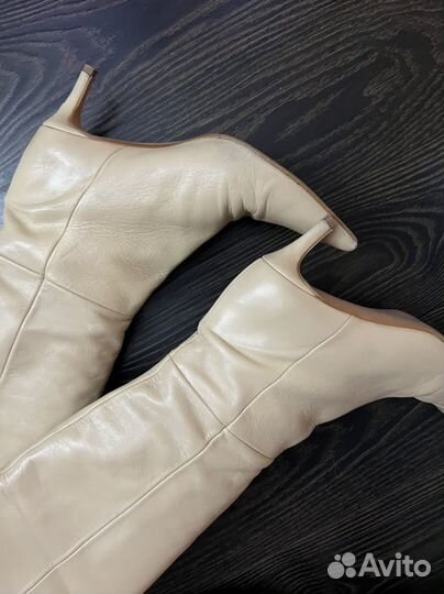 Натуральная кожа сапоги Zara