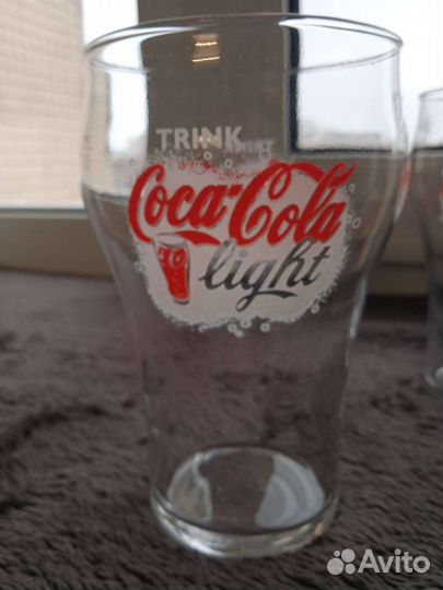 Бокал Coca cola 2шт,бокалы для пива Балтика 2шт