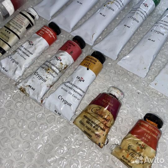 Масляные краски + растворитель