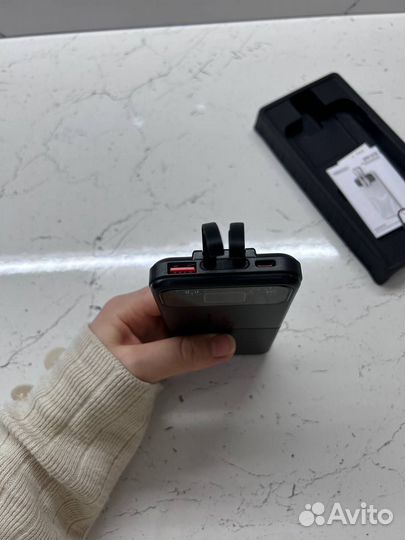 Повербанк Remax RPP-619 + Быстрая зарядка + Кабеля