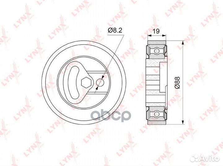 Ролик ремня приводного suzuki ignis/liana 1.3/1