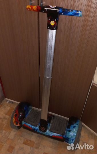 Мини сигвей с ручкой A8