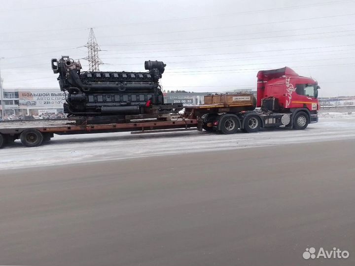 Перевозка негабаритных грузов трал