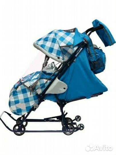 Детские санки коляска