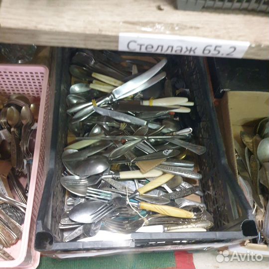Мельхиоровые столовые приборы