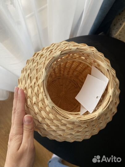 Ваза напольная плетеная IKEA