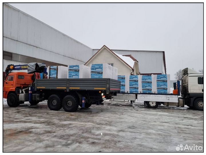 Газоблок стеновой перегородочный