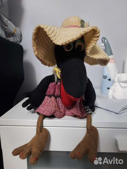 Дизайнерская ворона (ручная работа)