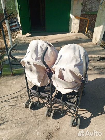 Коляска трость для двойни