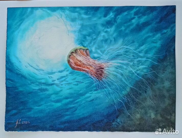 Картина акварелью 