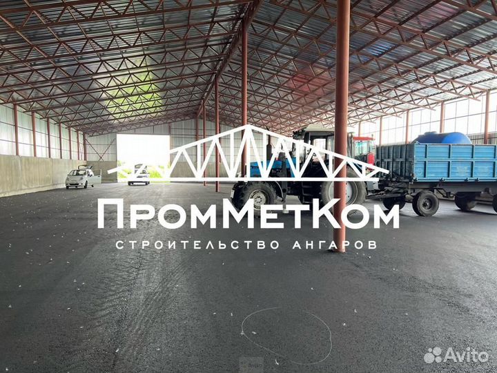 Возведение ангаров навесов складов