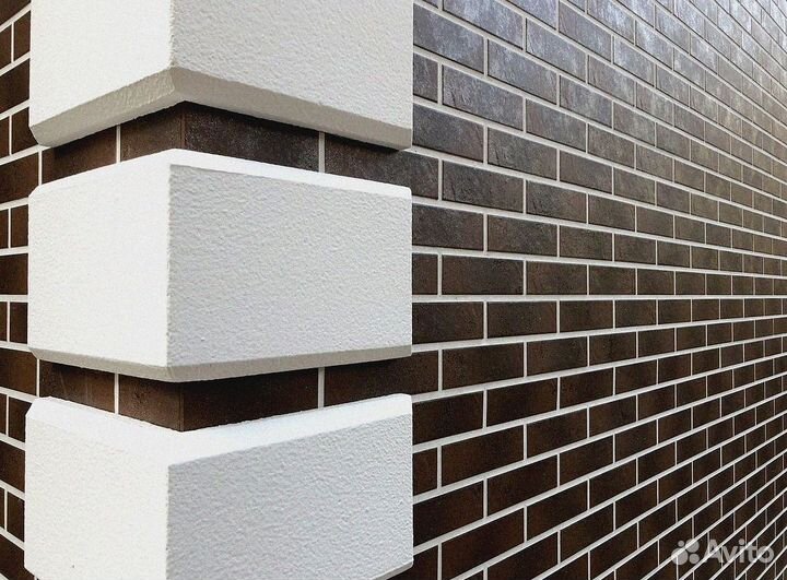 Гибкий кирпич на сетке