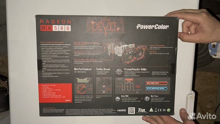 Видеокарта radeon rx 580 8 гб