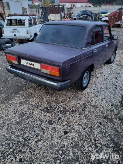 ВАЗ 2107 1.5 МТ, 1998, 123 456 км