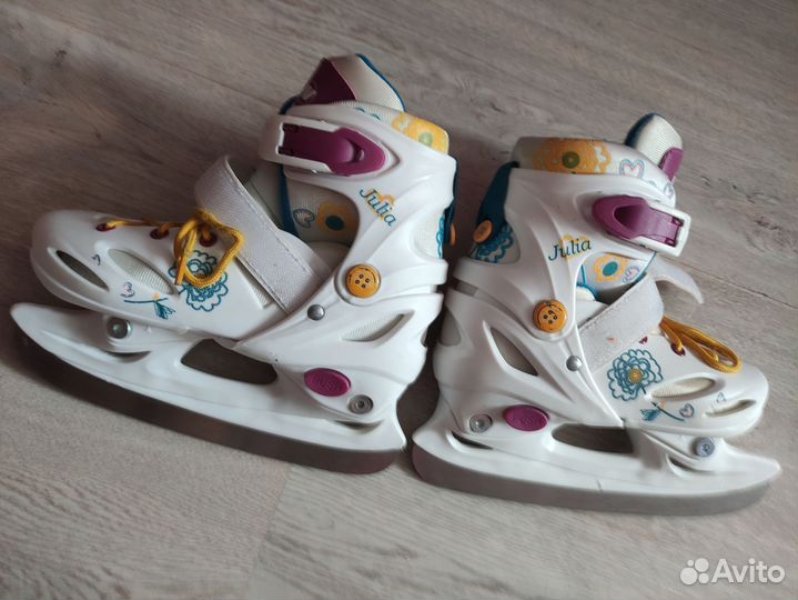 Коньки nordway детские раздвижные р 30-33