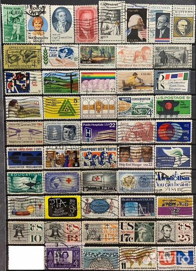 Почтовые марки США (USA) ч.1