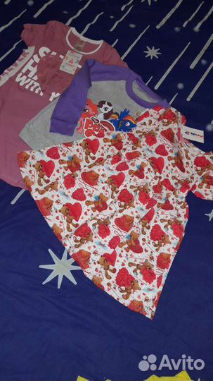 Новые вещи пакетом на девочку ростом 104 см