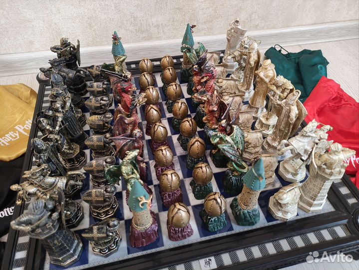 Шахматы Гарри Поттера + драконы