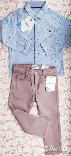 Рубашка и брюки для мальчика 86 размер 12-18 мес