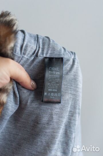 Шапка с варежками 2в1