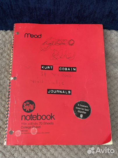 Kurt Cobain Journals книга