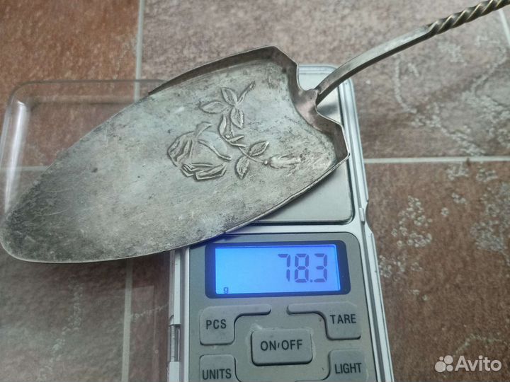 Лопатка для торта Серебро 916 проба