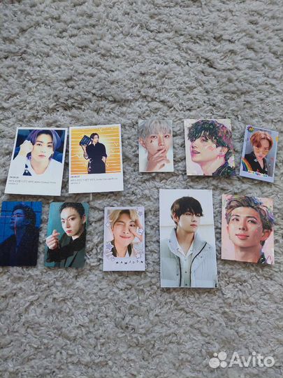 Официальный мерч карты bts