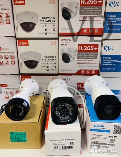 Камеры видеонаблюдения аналоговые TVI AHD CVI 2мп