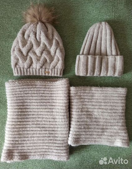 Шапка снуд зима демисезон