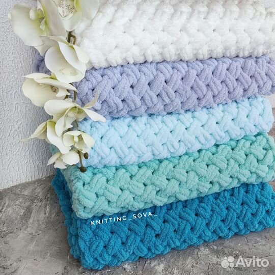 Плед детский плюшевый