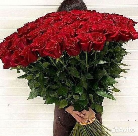 Высокие розы Доставка цветов