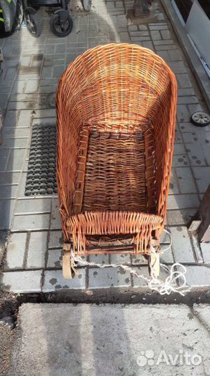 Плетеные санки