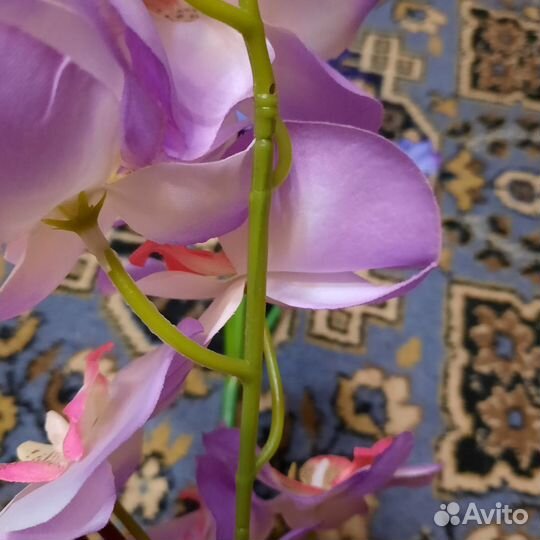 Искусственные цветы для декора орхидея, лилия