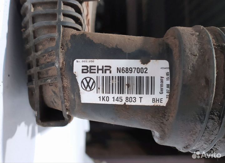 Интеркулер на Volkswagen Golf 5