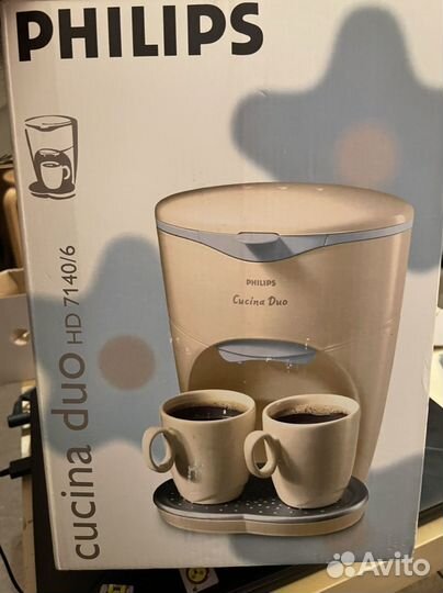 Кофеварка philips cucina duo hd 7140