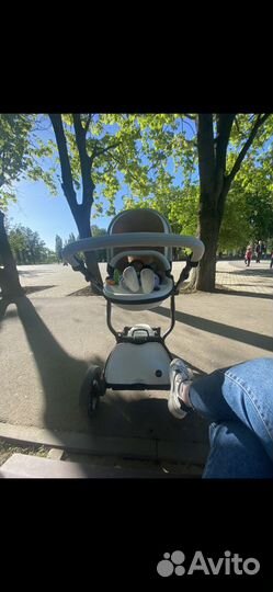 Коляска 2 в 1 эко кожа