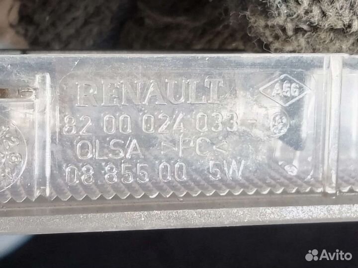 Подсветка бордачка. Renault Megane II