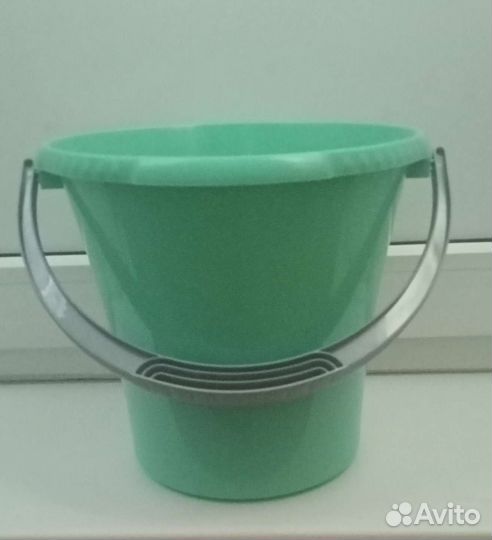 Ведро пластиковое без крышки 5л. Новое