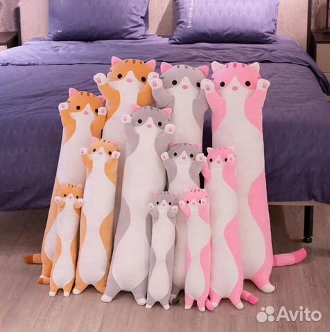 Мягкая игрушка Кот-Батон (50-130см)