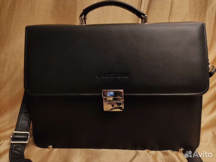 Сумка портфель мужская натуральная кожа