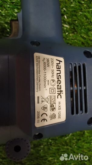 Эксцентриковая шлифмашинка в рабочем состоянии