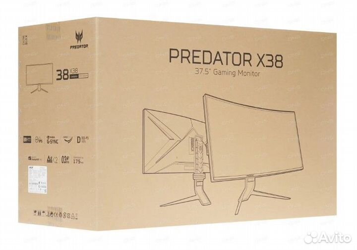 Игровой монитор acer predator X38S bmiiphzx