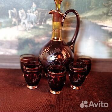 Винтажное Богемское стекло