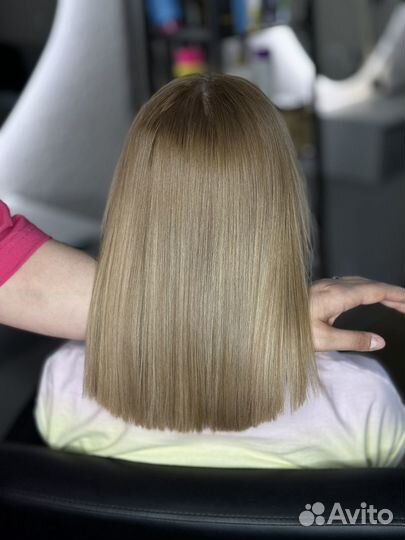 Кератиновое выпрямление ботокс волос