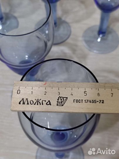 Фужеры цветное стекло СССР