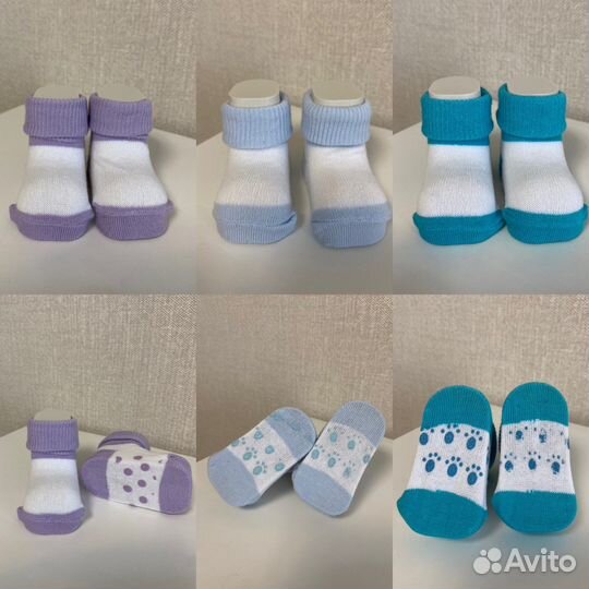 Детские носочки 0-3 мес