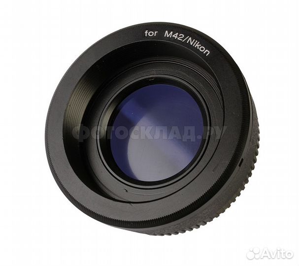 Кольцо переходное Falcon Eyes M42 на Nikon с линзо