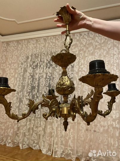 Бронза люстра СССР