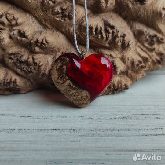 Кулон сердце ручная работа